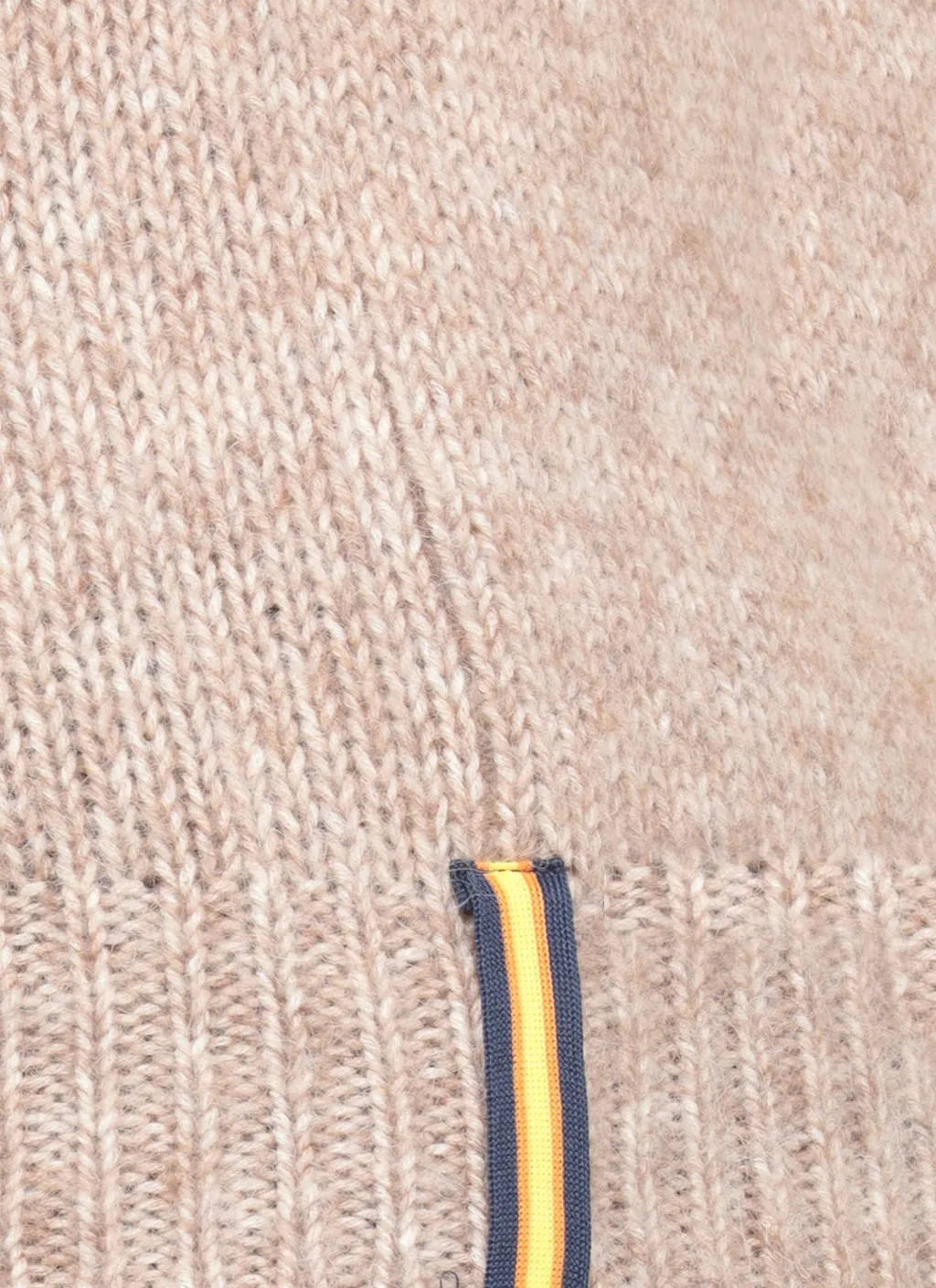 K-Way Terry Mock-Neck Jumper