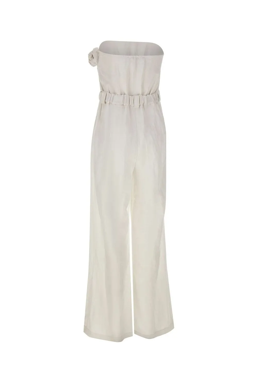 Kaos Rose Motif Strapless Jumpsuit