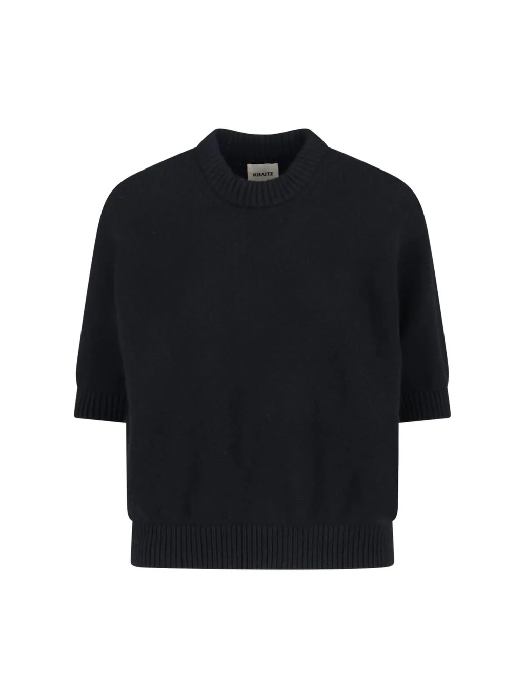 Khaite Short Sleeved Crewneck Jumper