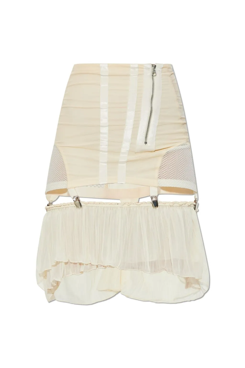 Knwls Uma Zip-Detail Skirt