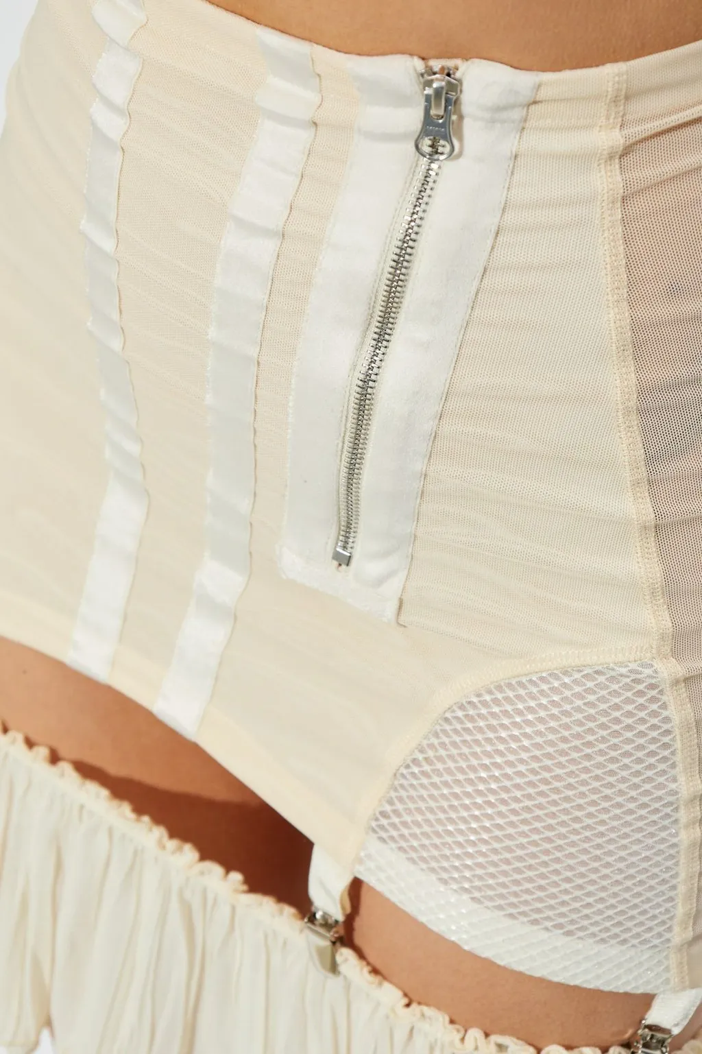 Knwls Uma Zip-Detail Skirt