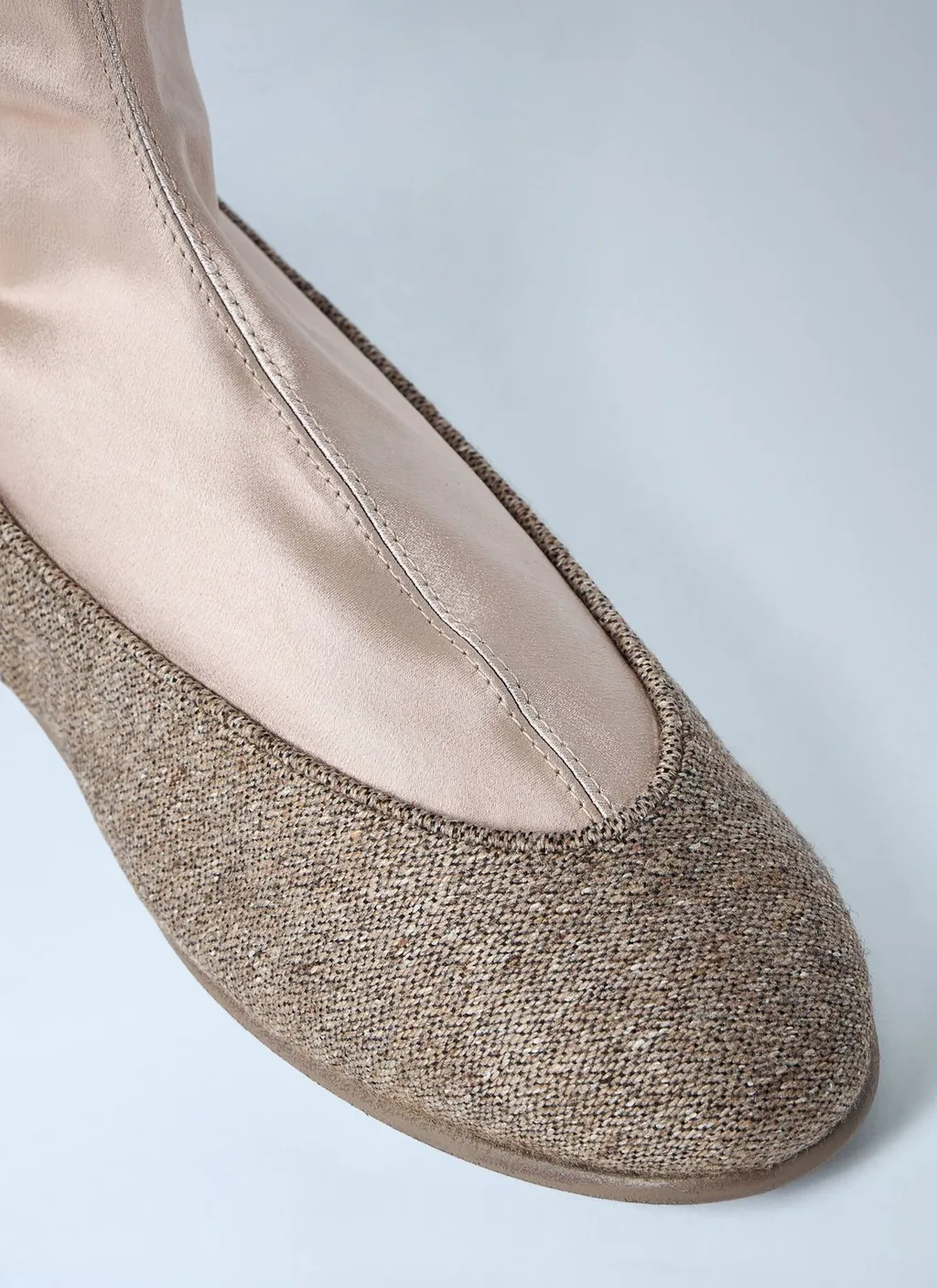 Kiko Kostadinov Proxima Satin Ballet Flats
