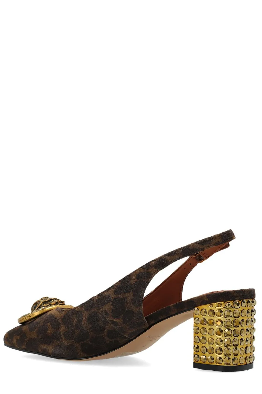 Kurt Geiger Chelsea Block Slingback Heeled Pumps