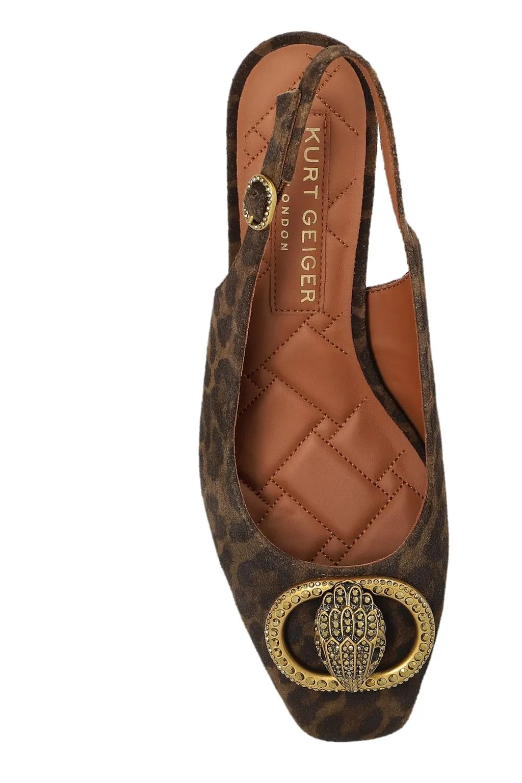 Kurt Geiger Chelsea Block Slingback Heeled Pumps