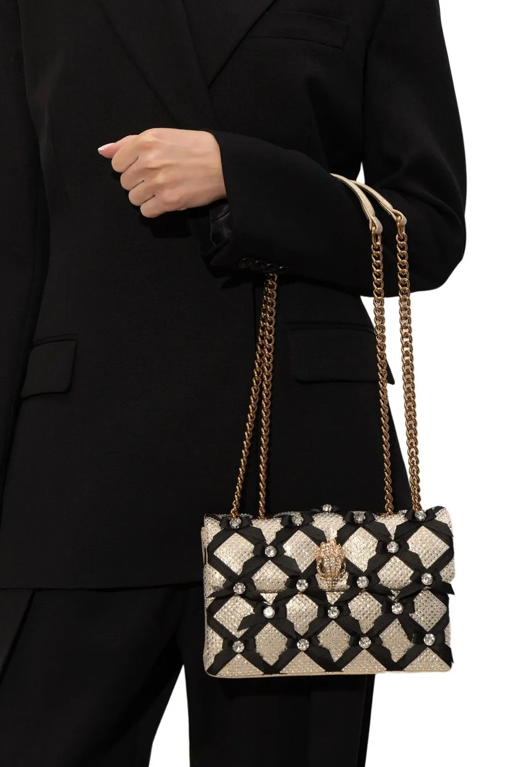 Kurt Geiger Kensington Bows Embellished Shoulder Bag