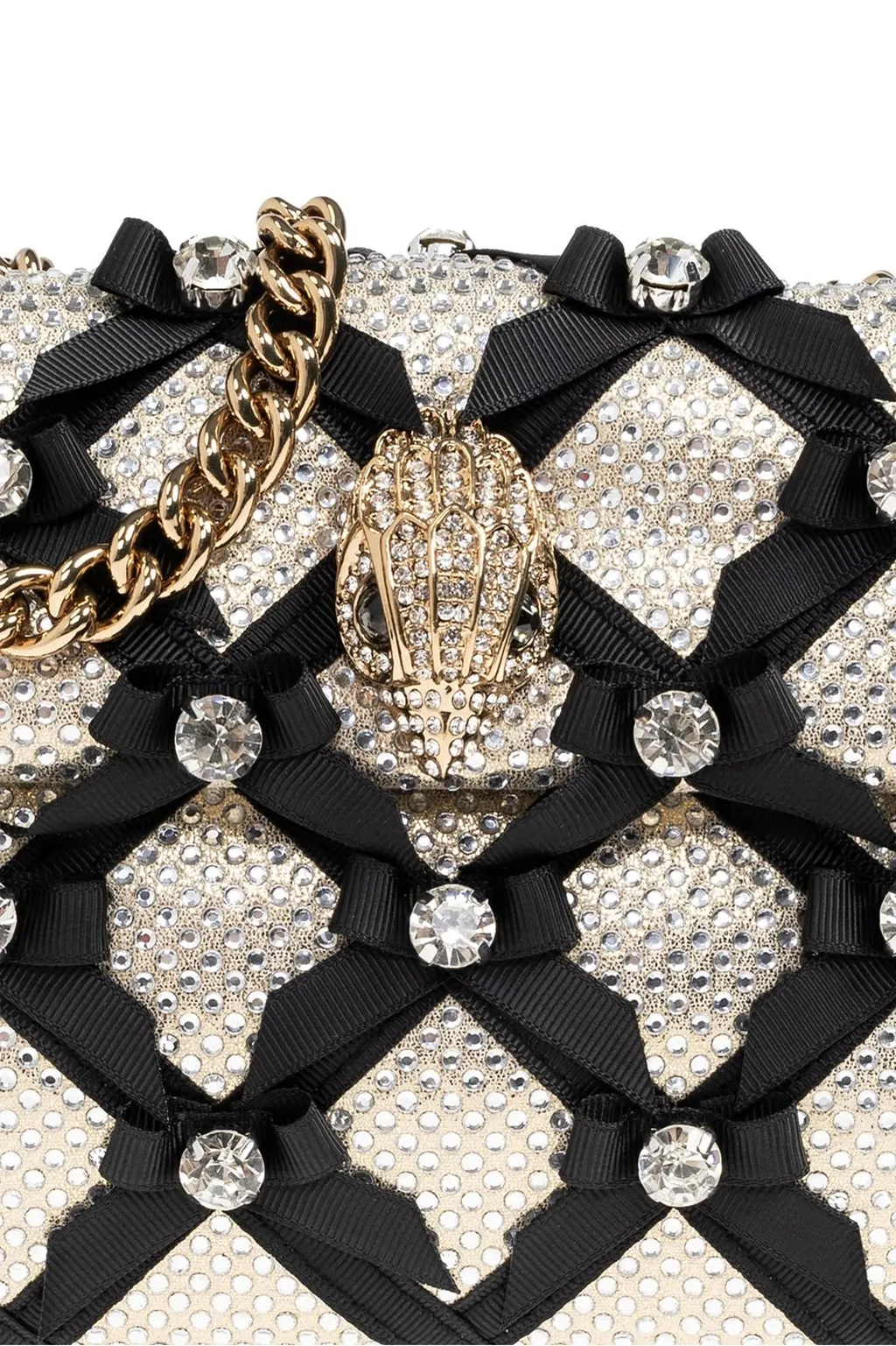 Kurt Geiger Kensington Bows Embellished Shoulder Bag