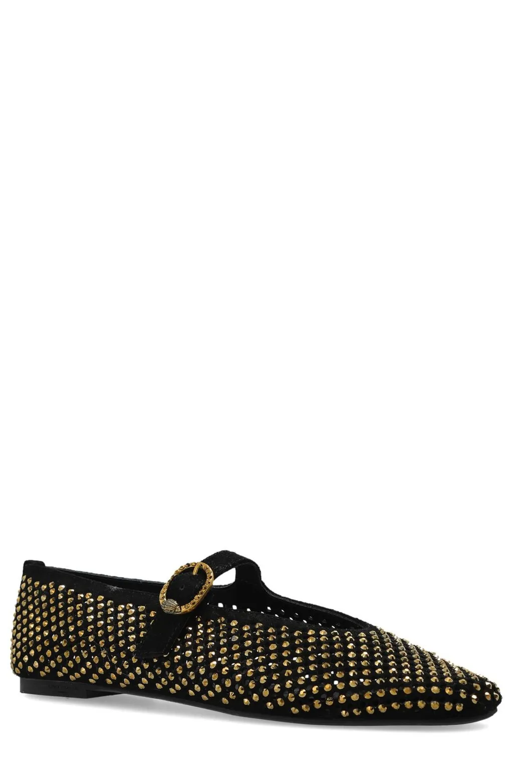 Kurt Geiger Mayfair Studded Mary Jane Ballet Flats