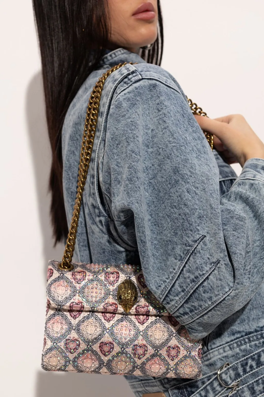 Kurt Geiger Mini Kensington Chain Crossbody Bag