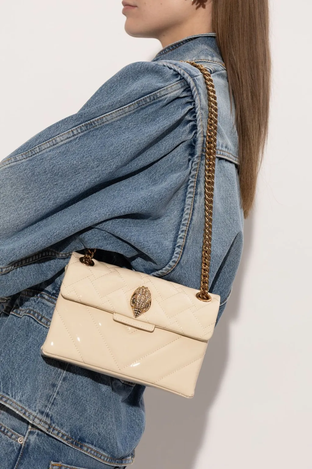 Kurt Geiger Mini Kensington Quilted Crossbody Bag