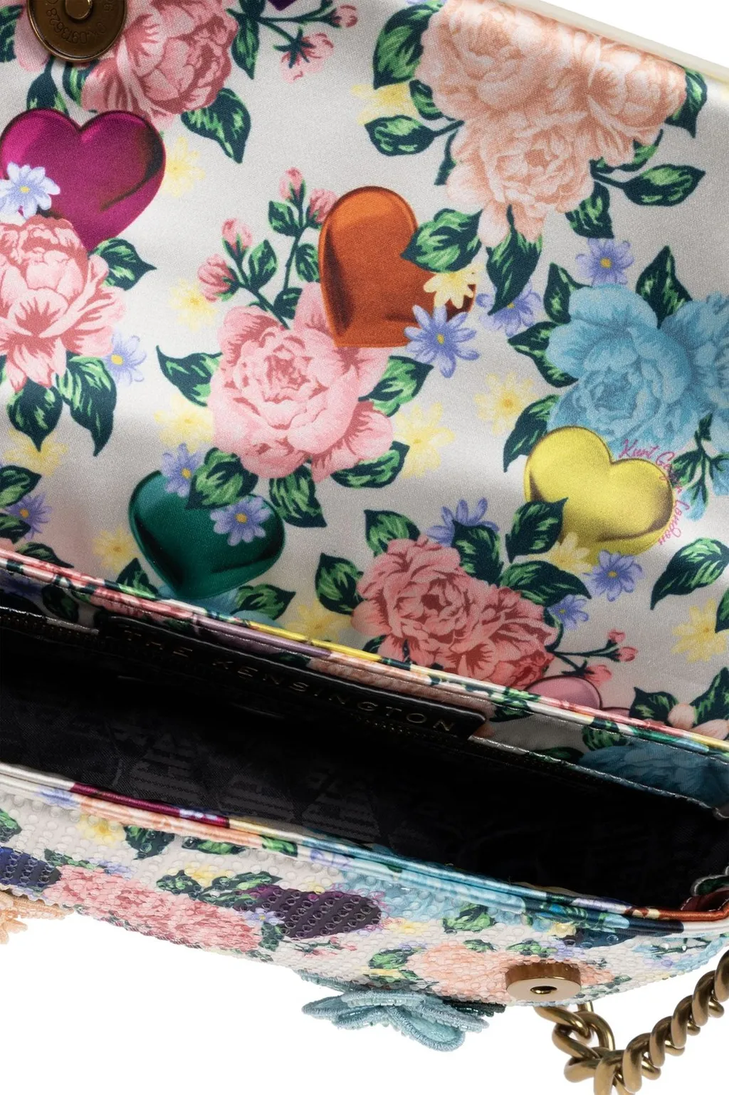 Kurt Geiger Kensington Floral Shoulder Bag