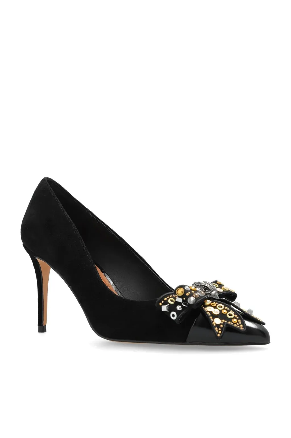 Kurt Geiger Belgravia Studded Bow Pumps