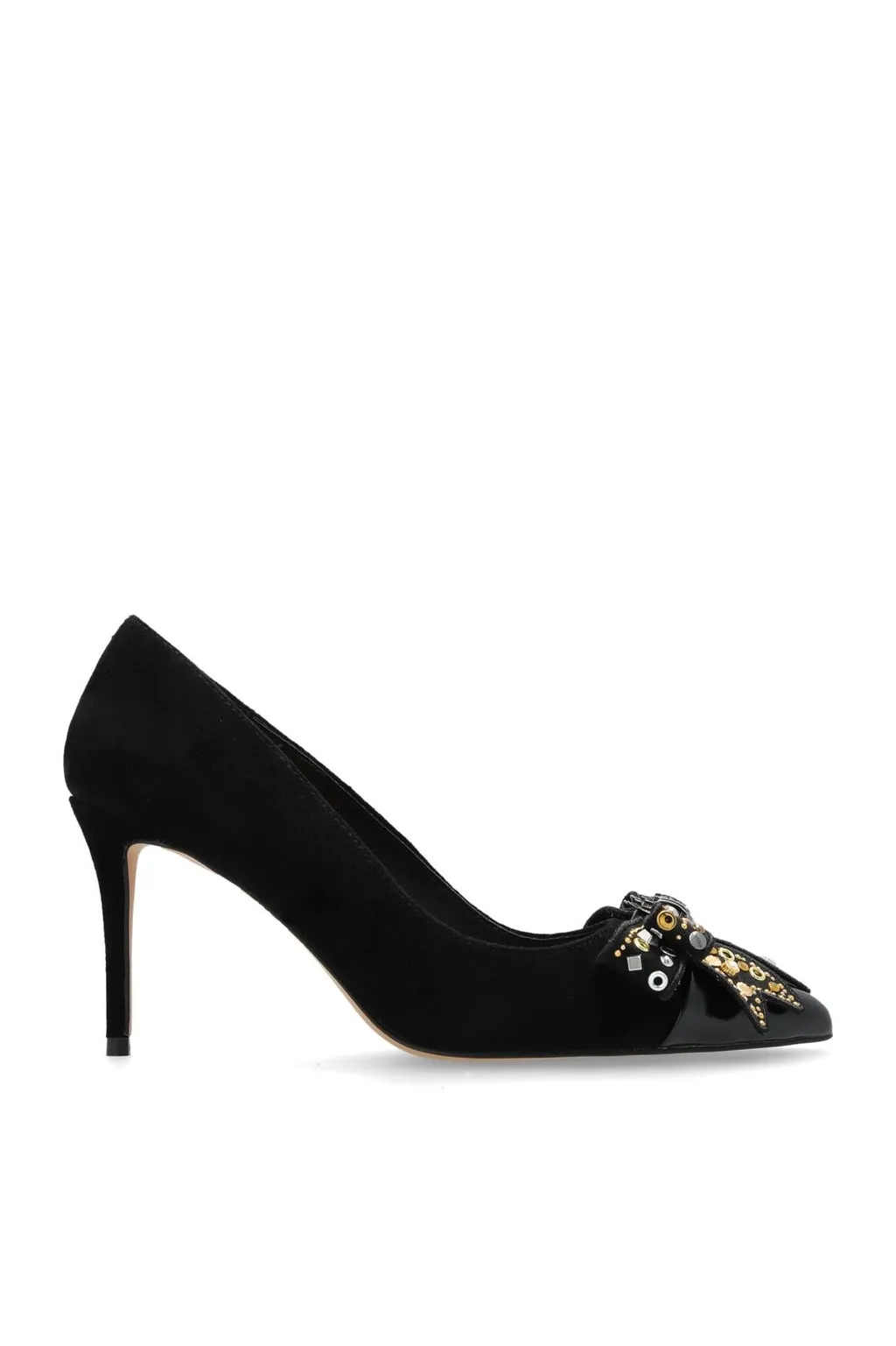 Kurt Geiger Belgravia Studded Bow Pumps