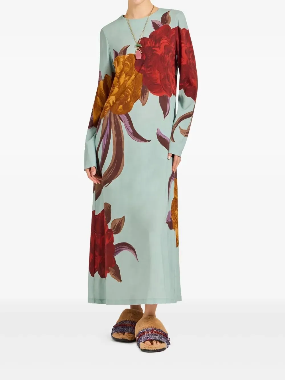 La Doublej Peony Place Long Sleeve Dress