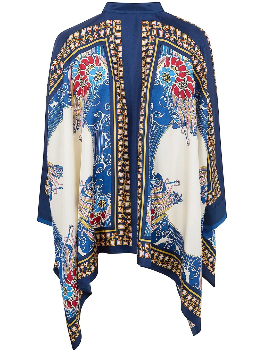 La Doublej Foulard Printed Silk Shirt Top