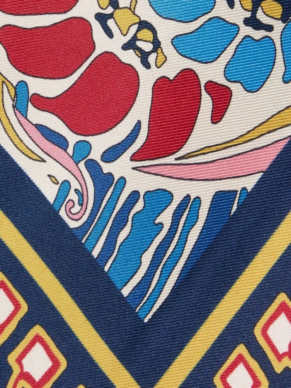 La Doublej Foulard Printed Silk Shirt Top