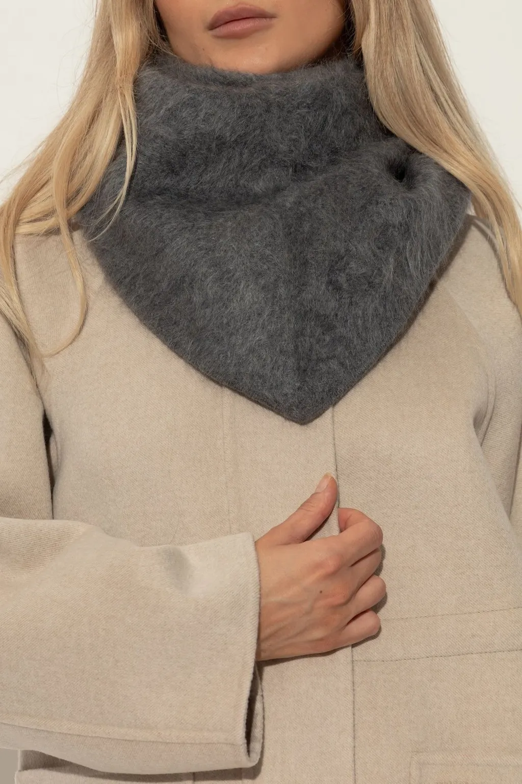 Lisa Yang Brushed Cashmere Scarf