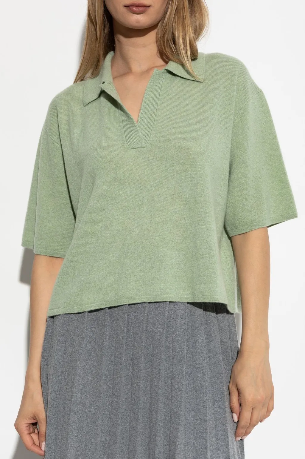 Lisa Yang Polo Collar Top