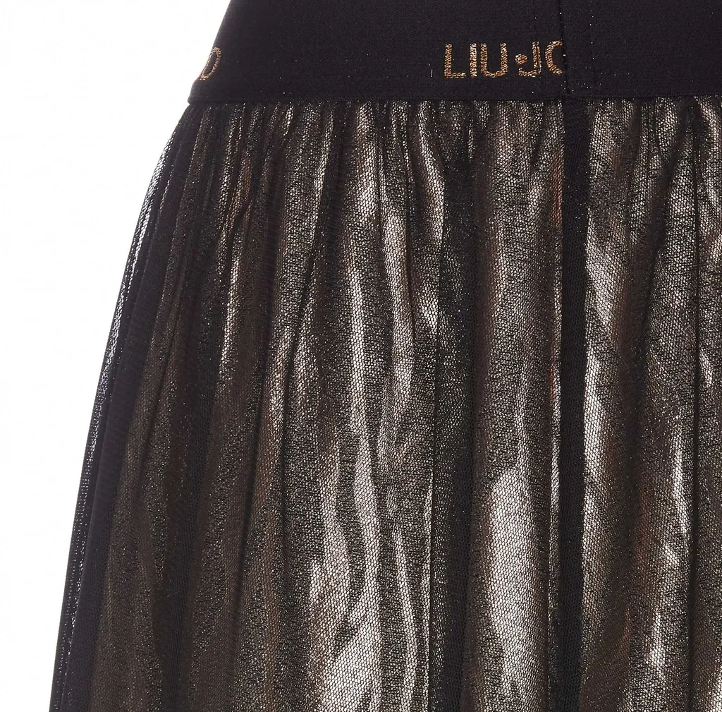Liu Jo Animal-Printed Layered Midi Skirt