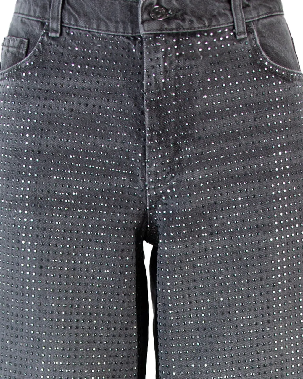 Liu Jo Studs Embellished Baggy Jeans