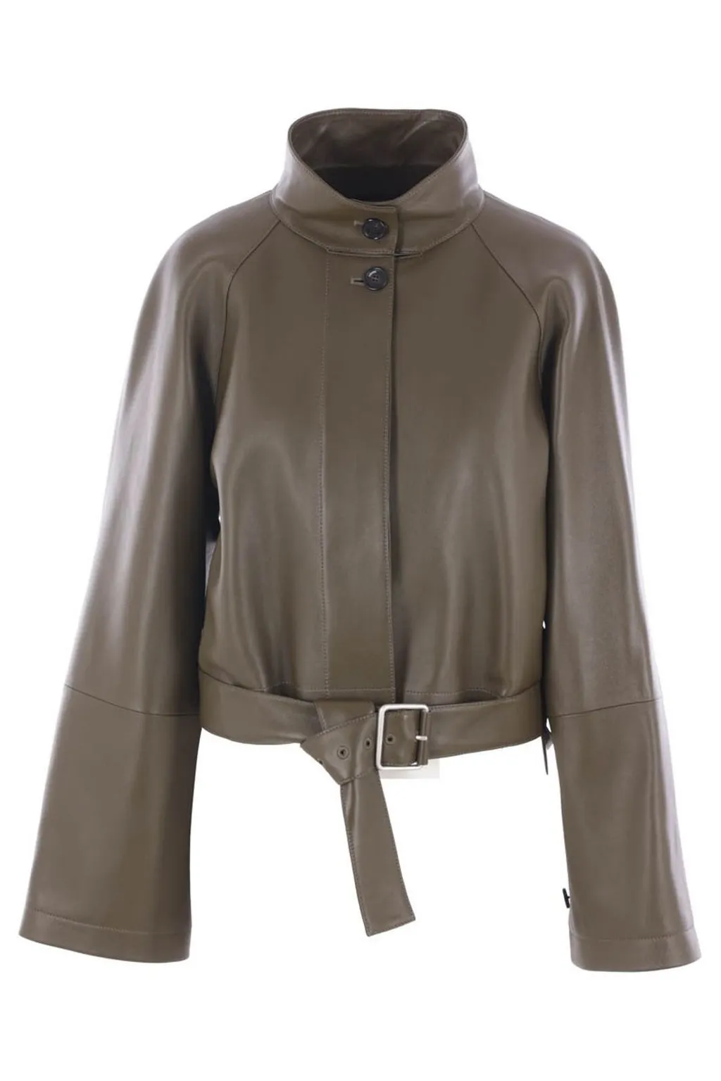 Loewe High Neck Belted Jacket
