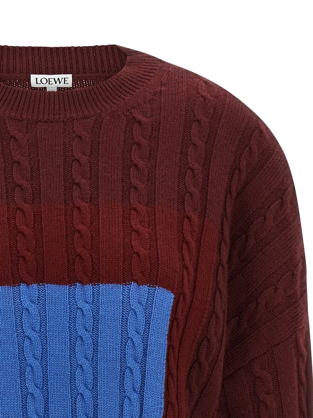 Loewe Anagram Patch Cropped Jumper