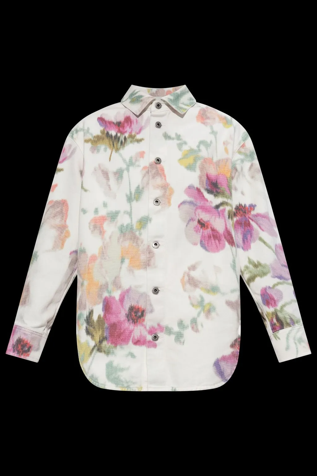 Loewe Floral Printed Long-Sleeved Shirt