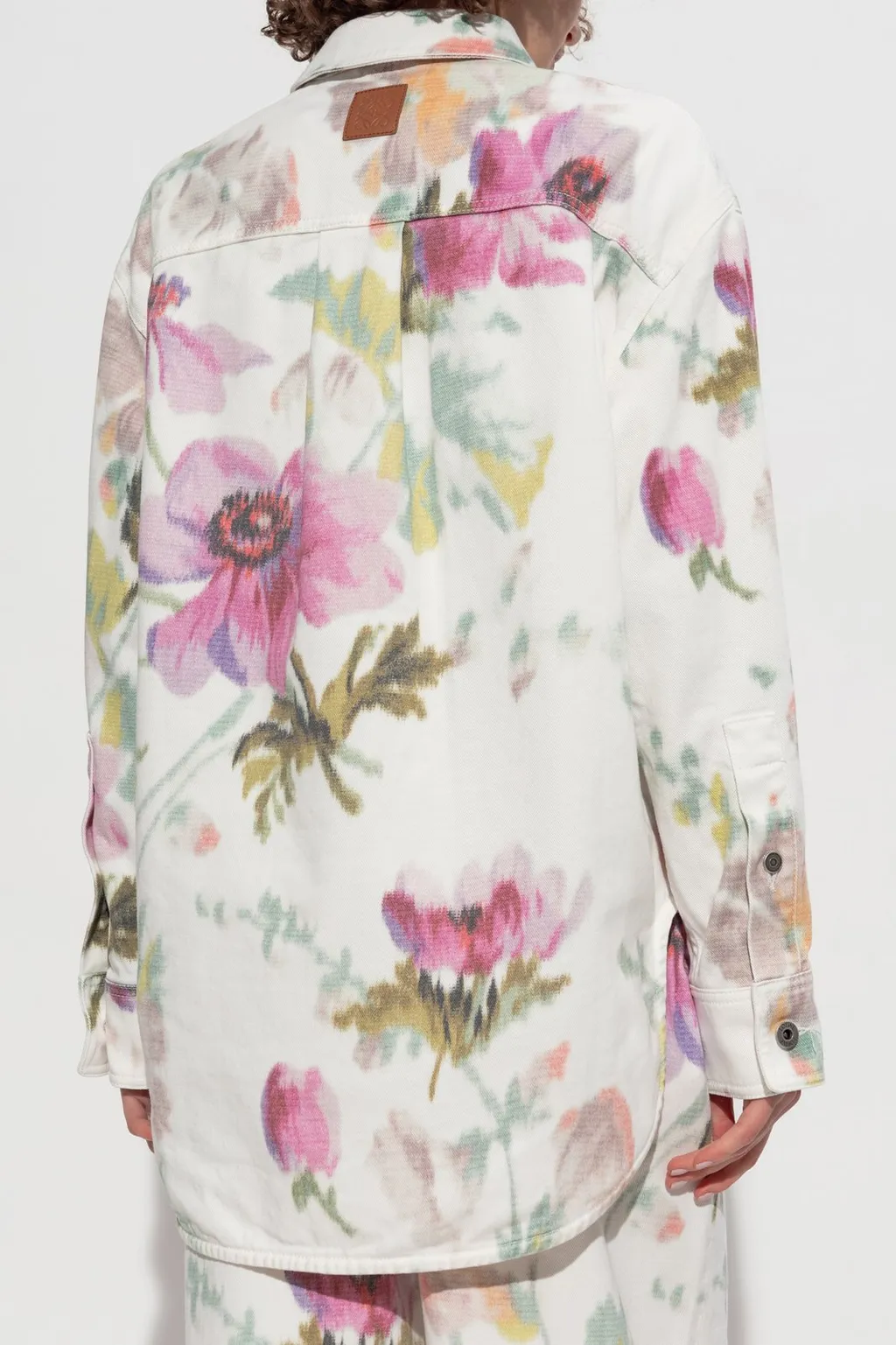 Loewe Floral Printed Long-Sleeved Shirt