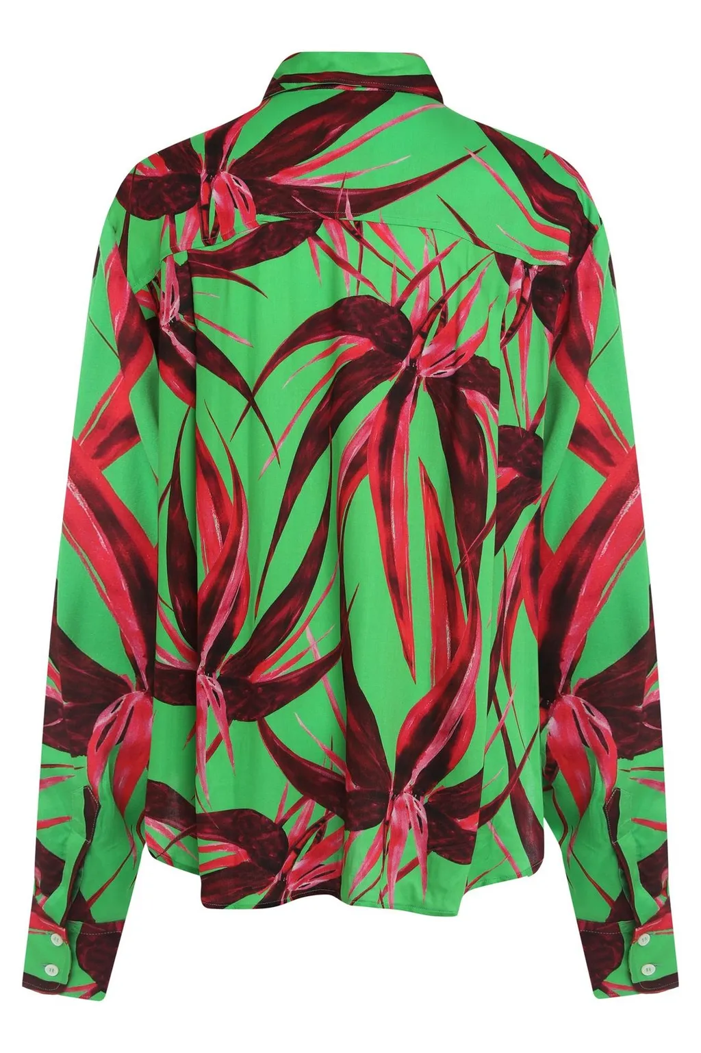 Louisa Ballou Printed Button-Up Shirt