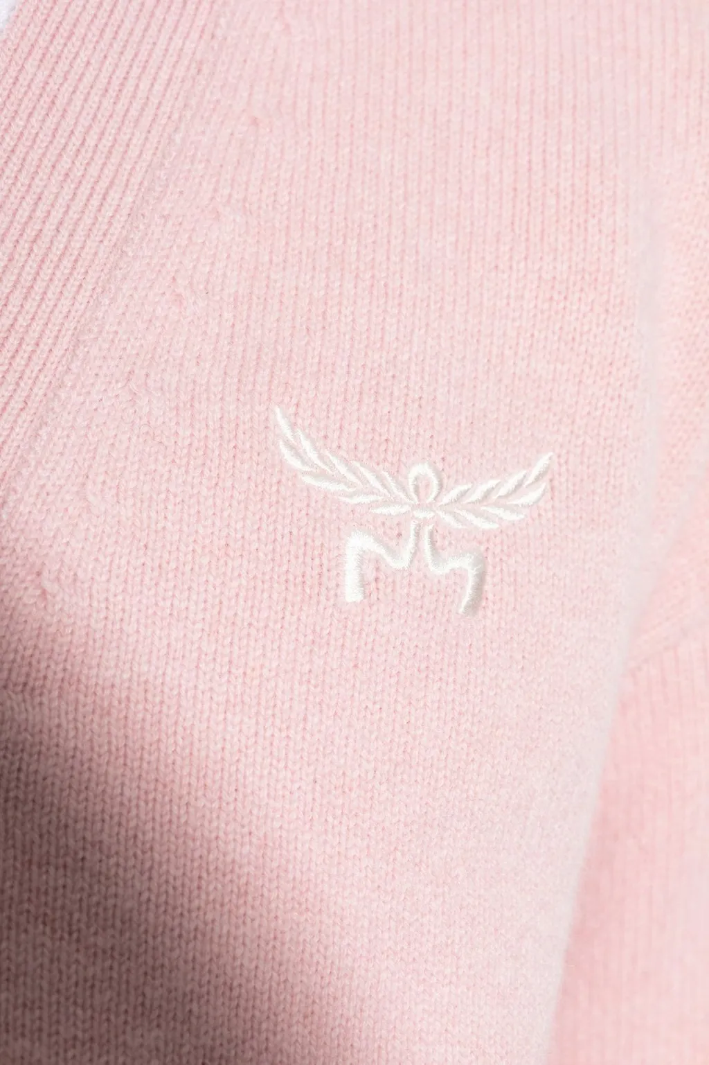 Mcm Logo Embroidered Cradigan