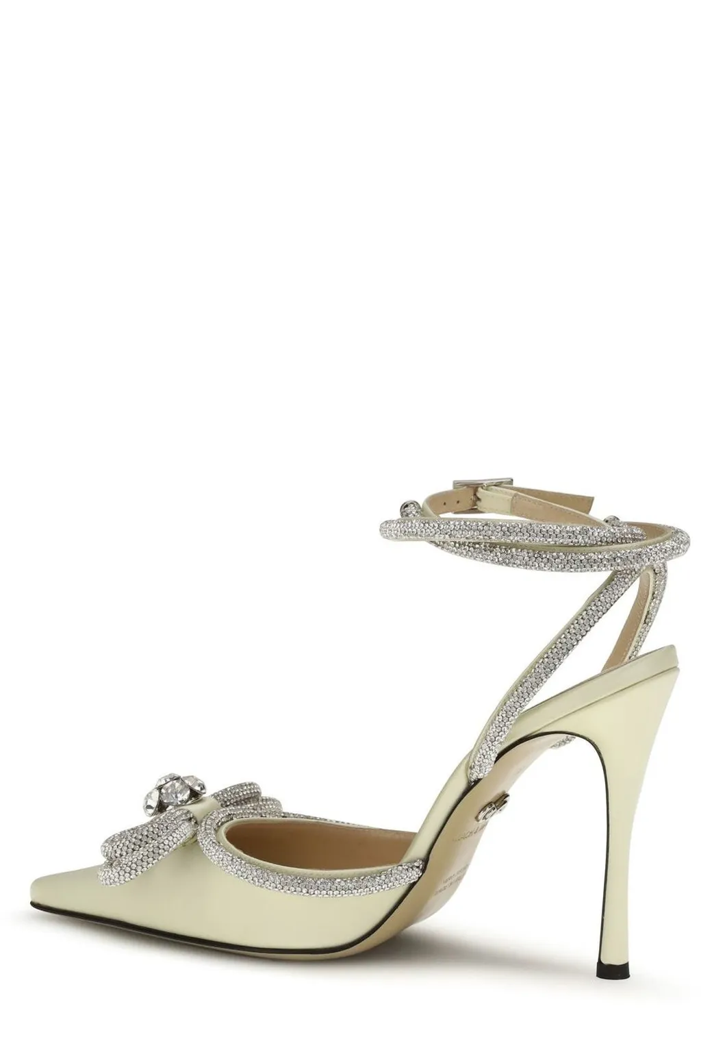 Mach & Mach Embellished Pointed Toe Pumps