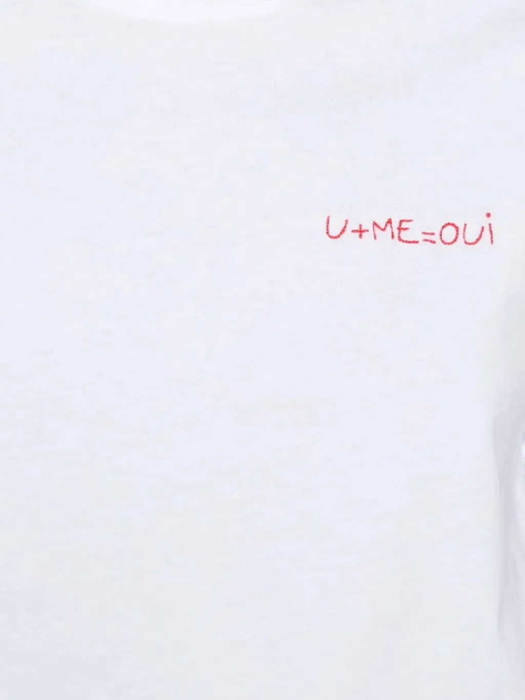 Maison Labiche U+Me=Oui Embroidered T-Shirts