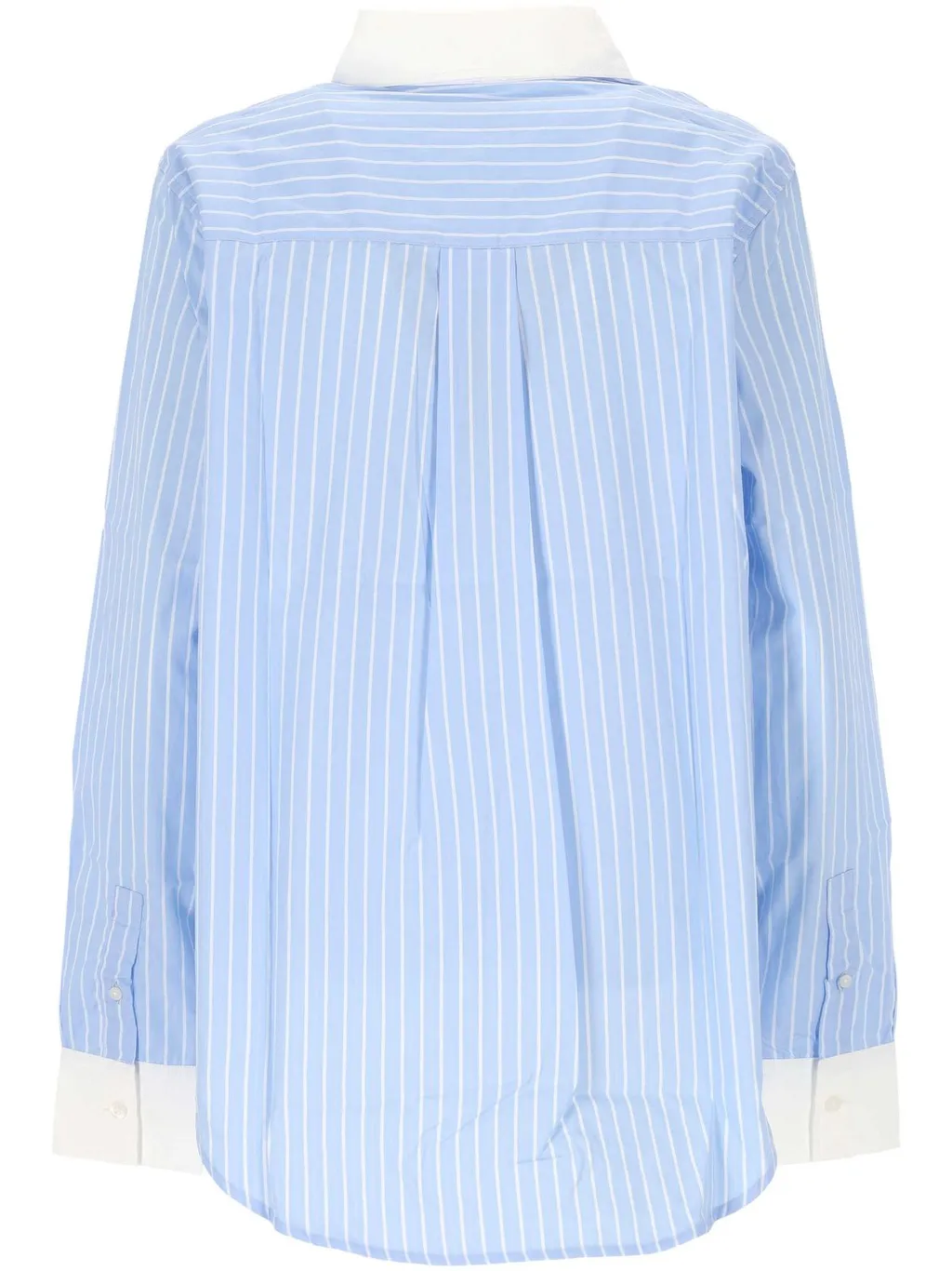 Maison Labiche Striped Contrast Collar Shirt