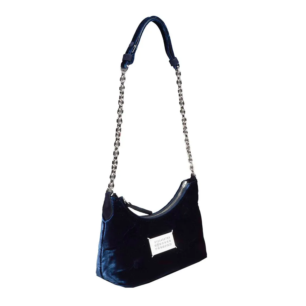 Maison Margiela Glam Slam Micro Velvet Hobo Bag