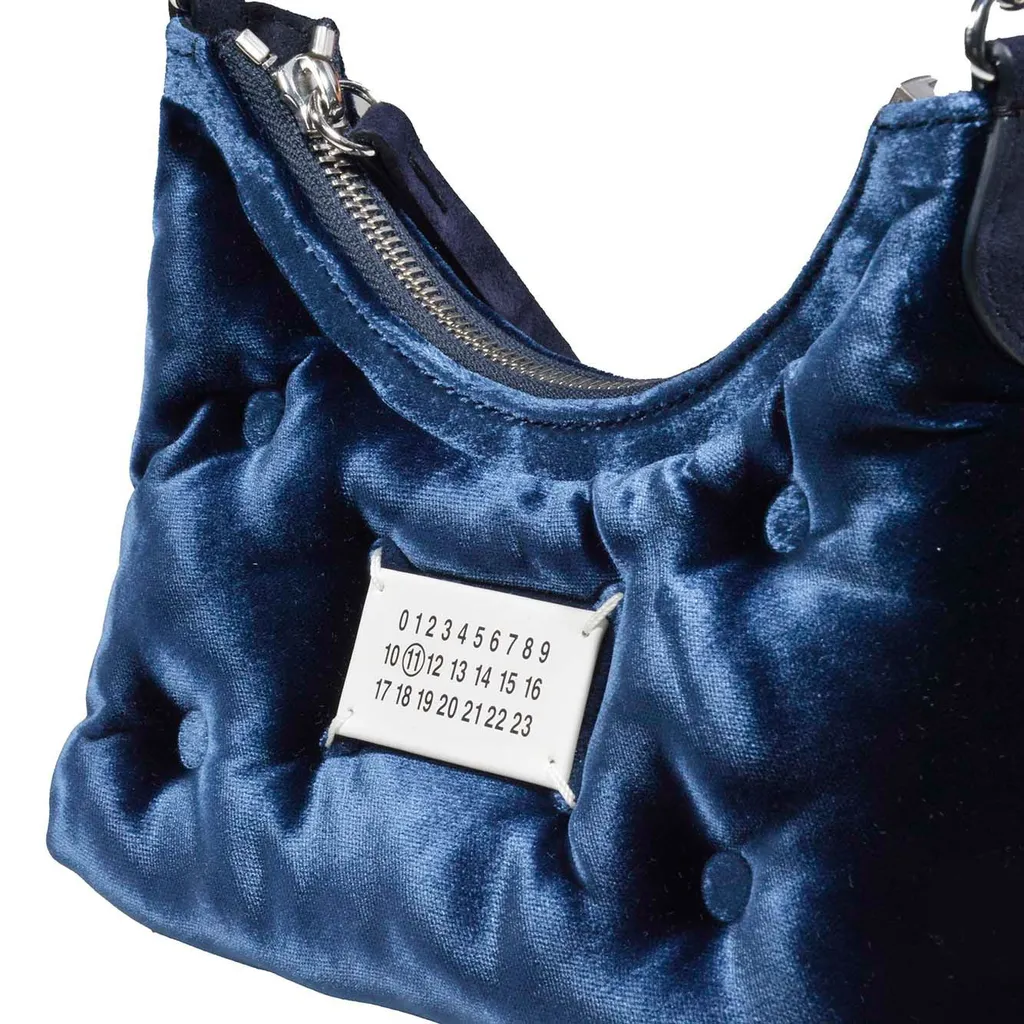 Maison Margiela Glam Slam Micro Velvet Hobo Bag