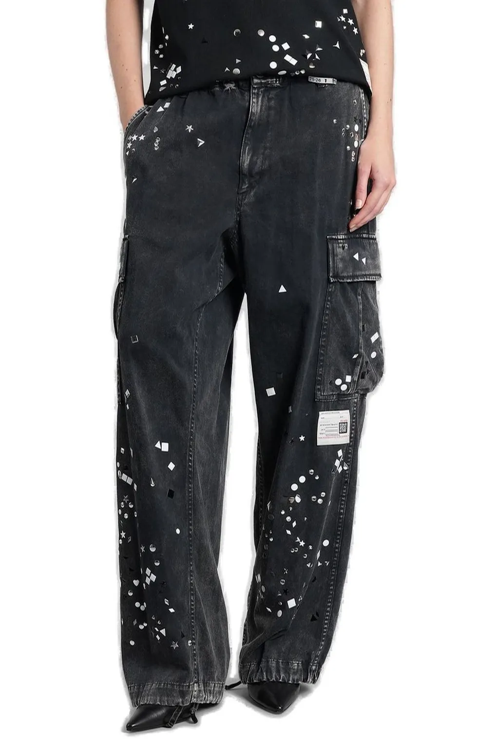 Maison Mihara Yasuhiro Embellished Millitary Pants