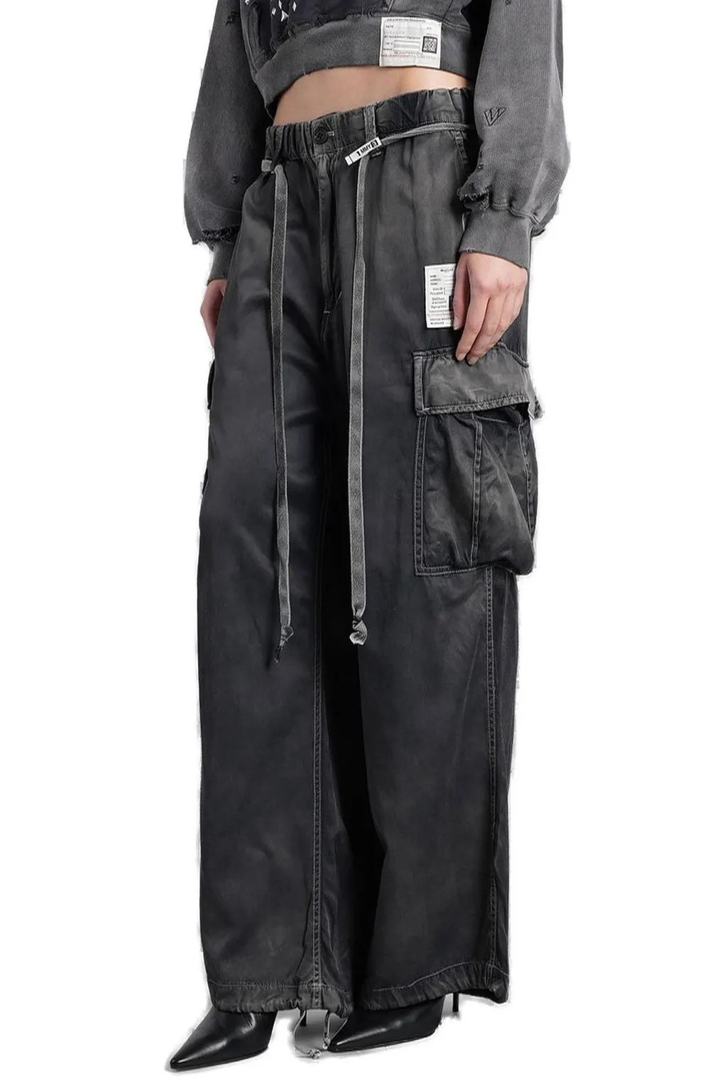 Maison Mihara Yasuhiro Drawstring Cargo Pants