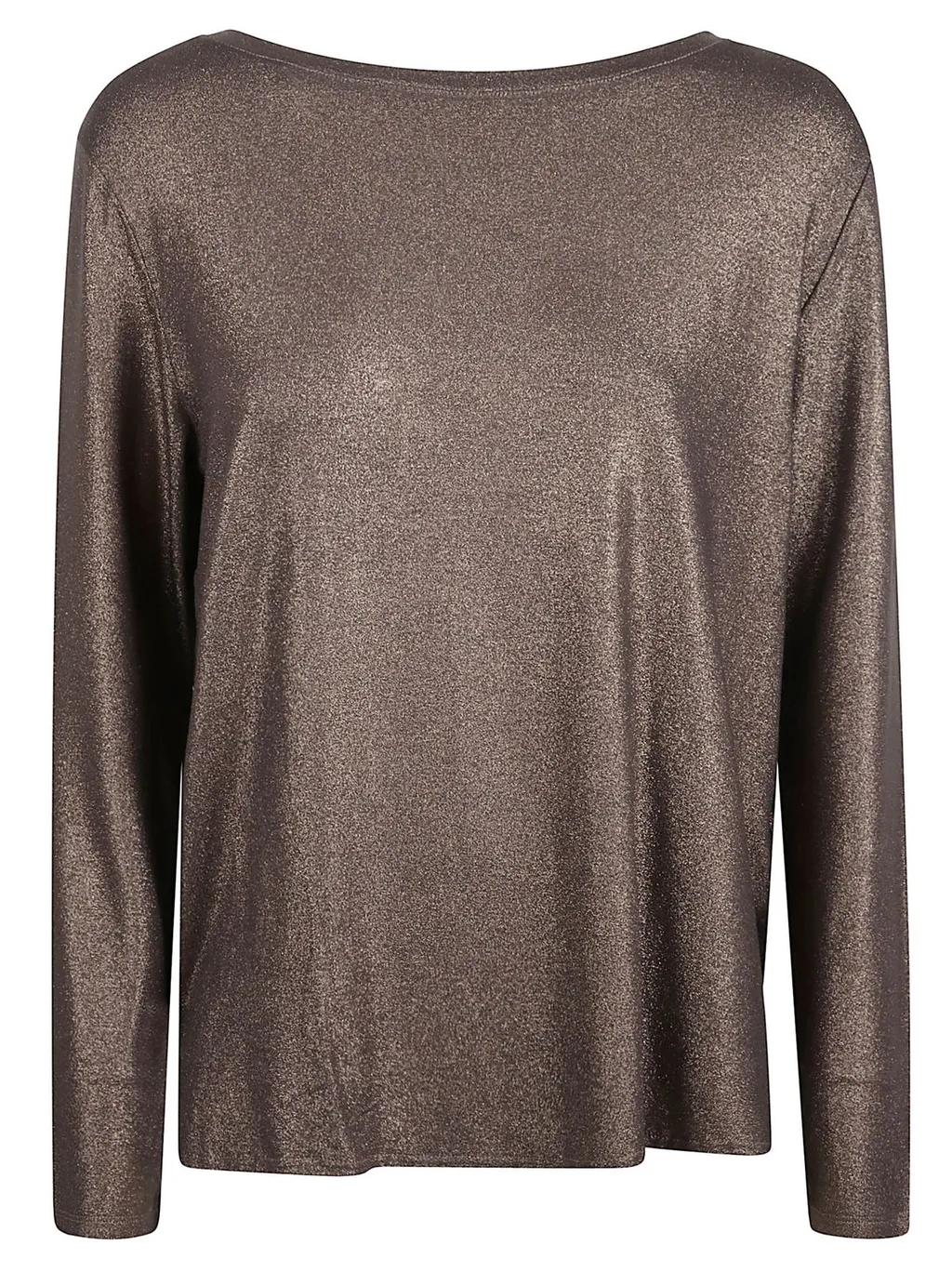 Majestic Round Neck Long-Sleeve Top
