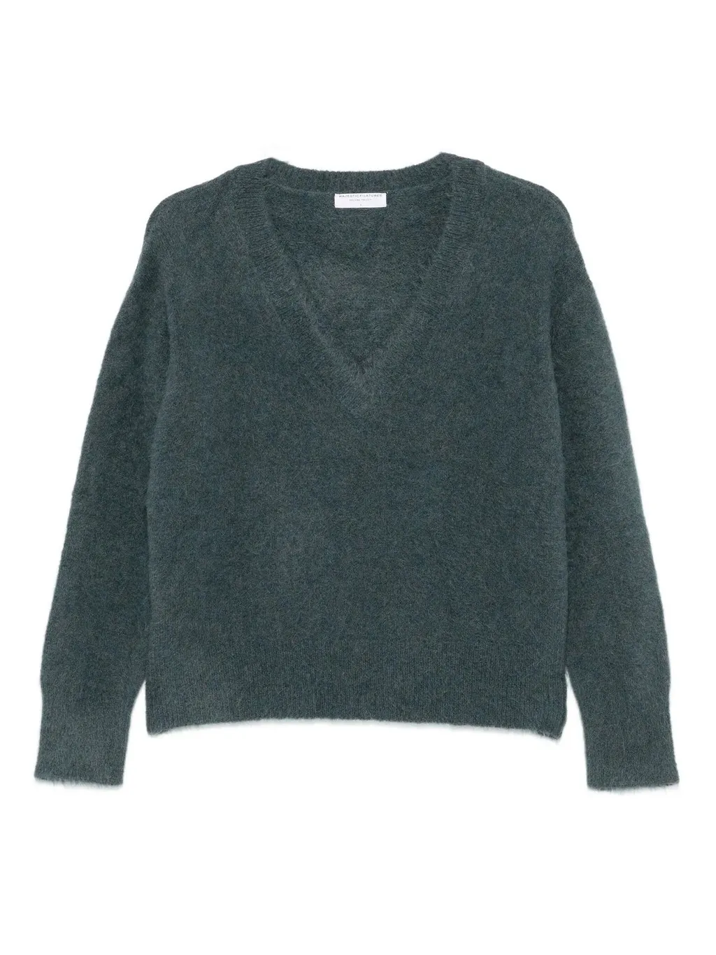 Majestic V-Neck Knit Sweater