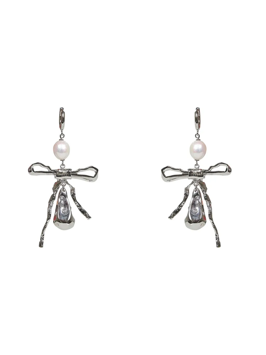 Marni Embellished Bow Detailed Earrings