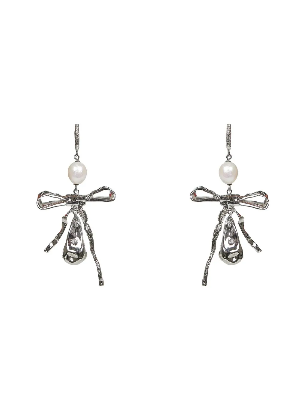 Marni Embellished Bow Detailed Earrings