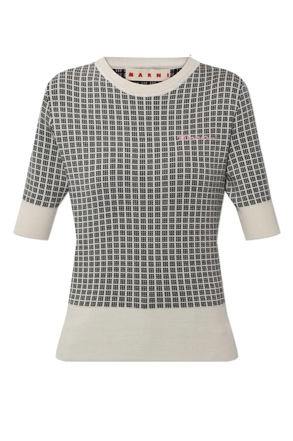 Marni Logo Embroidered Top