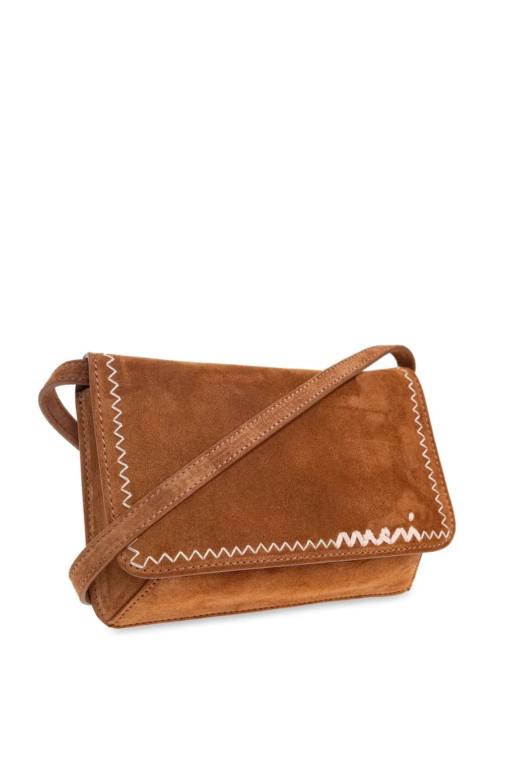 Marni Mending Foldover Shoulder Bag