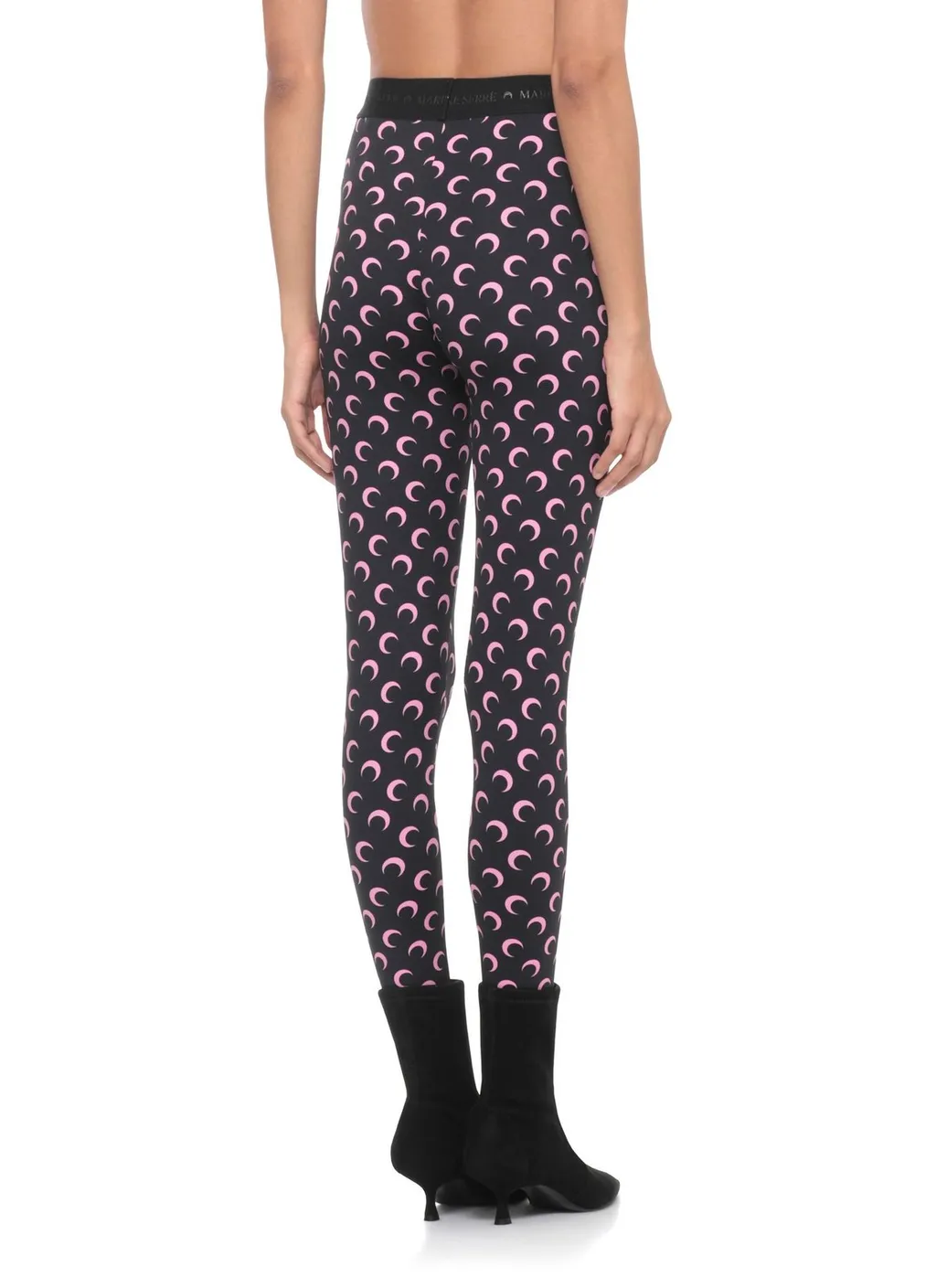 Marine Serre Moon Printed Skinny-Cut Leggings