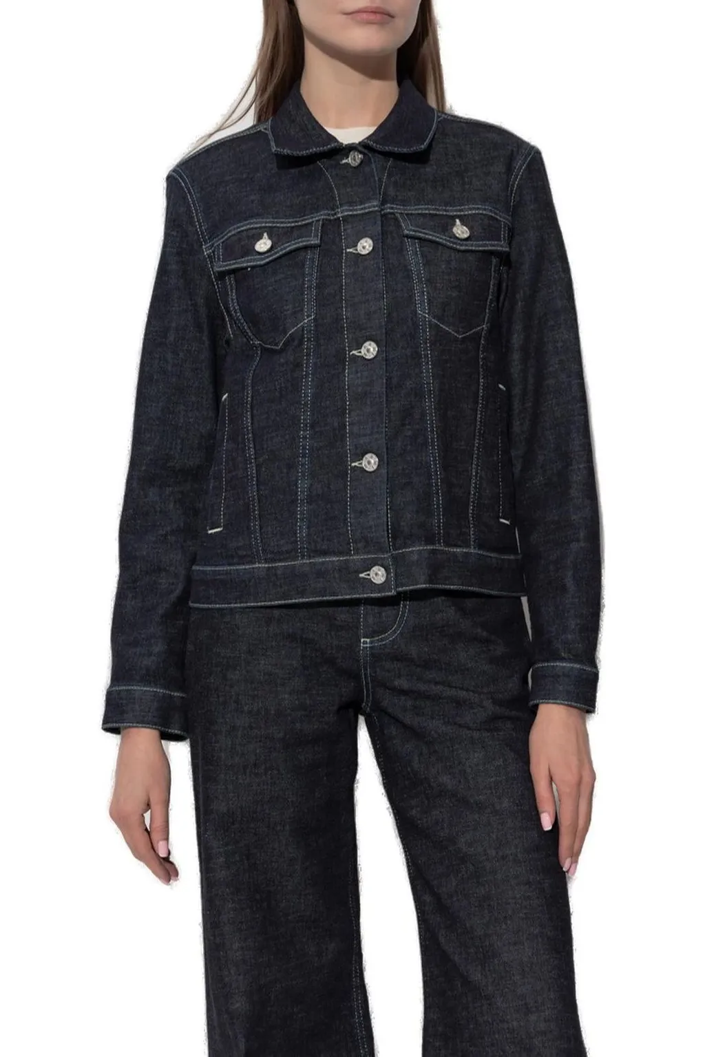 Marni Button-Up Denim Jacket
