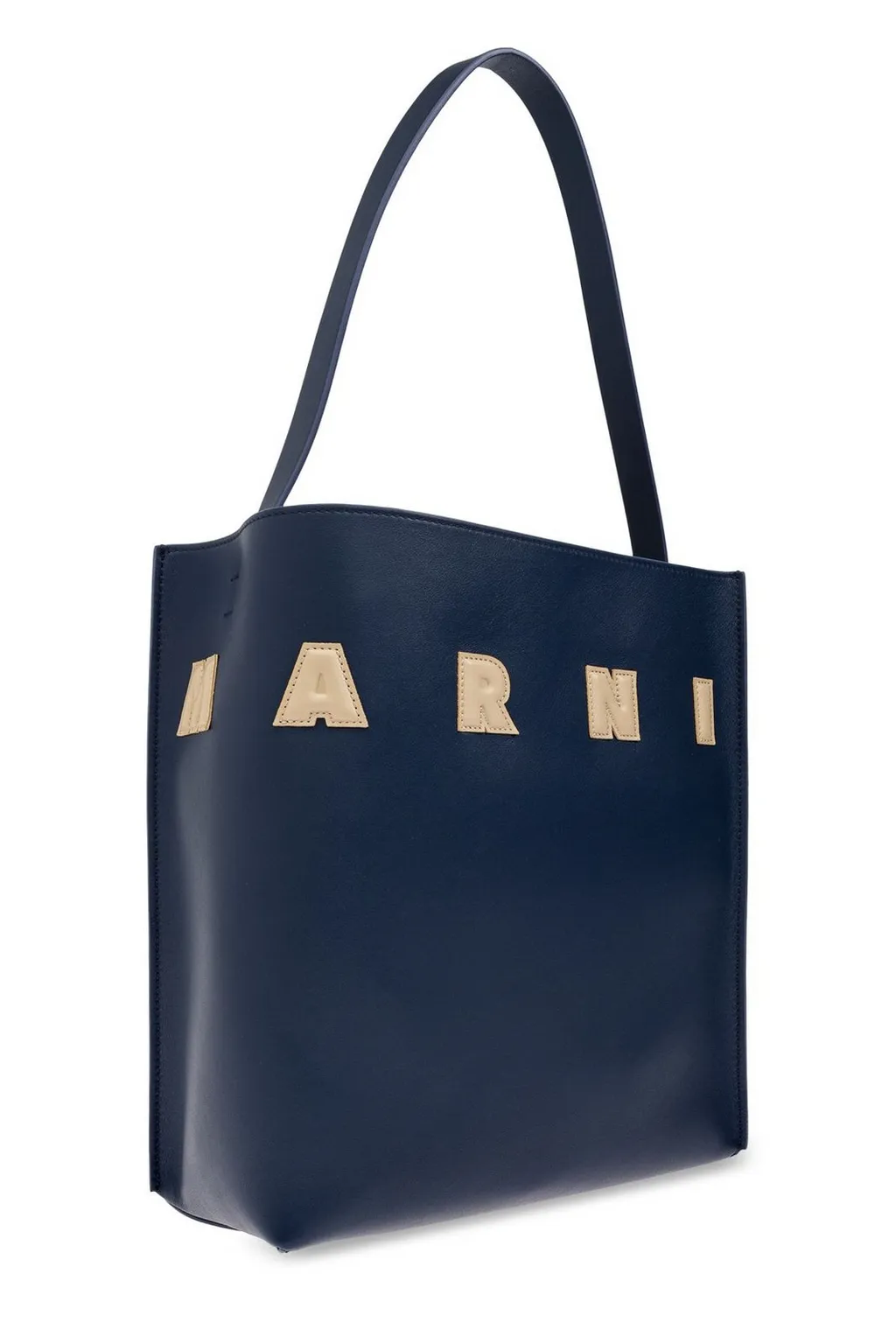 Marni Museo Logo Patch Small Hobo Bag