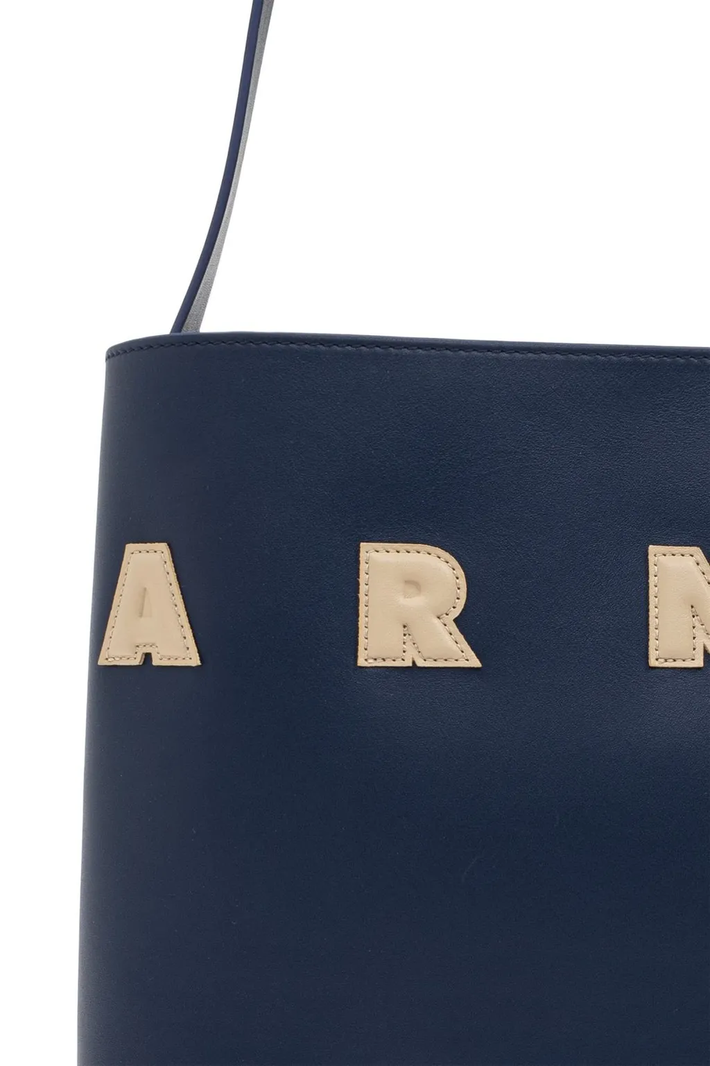 Marni Museo Logo Patch Small Hobo Bag