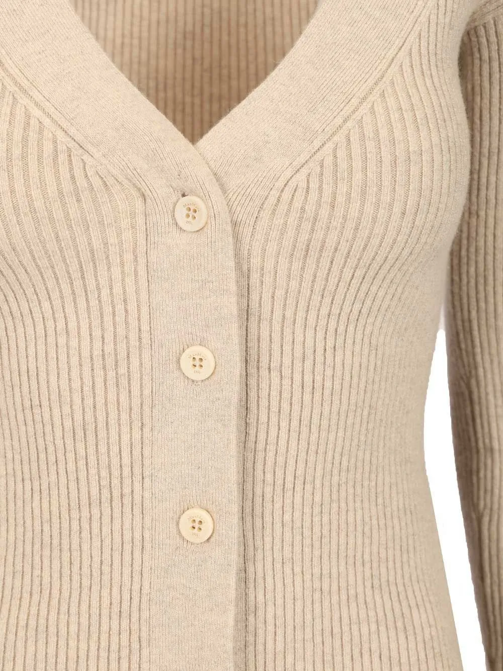 Max Mara Mxmgioiosa V-Neck Ribbed Cardigan