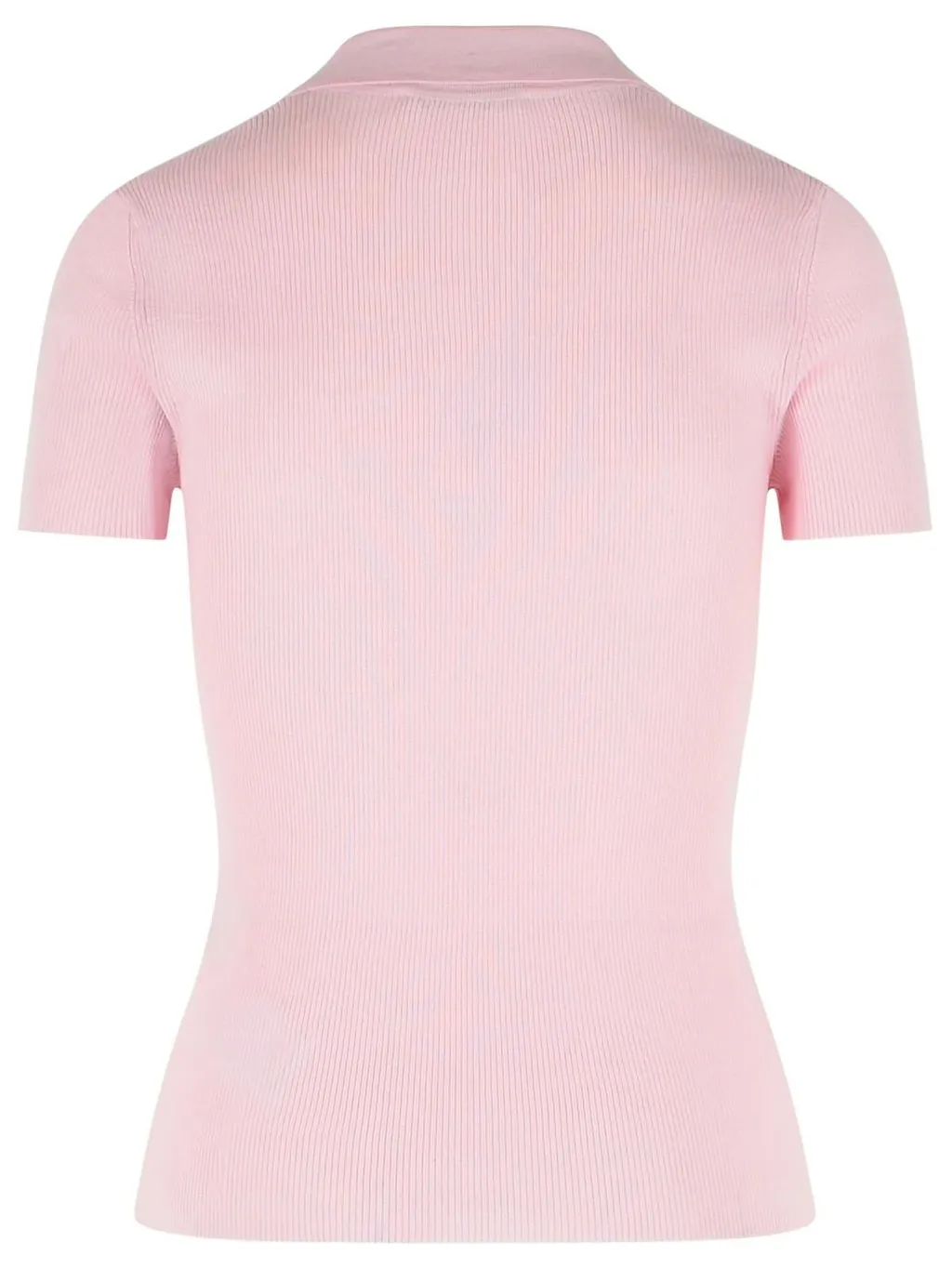 Max Mara Mxmalbero Short-Sleeved Ribbed Polo Shirt