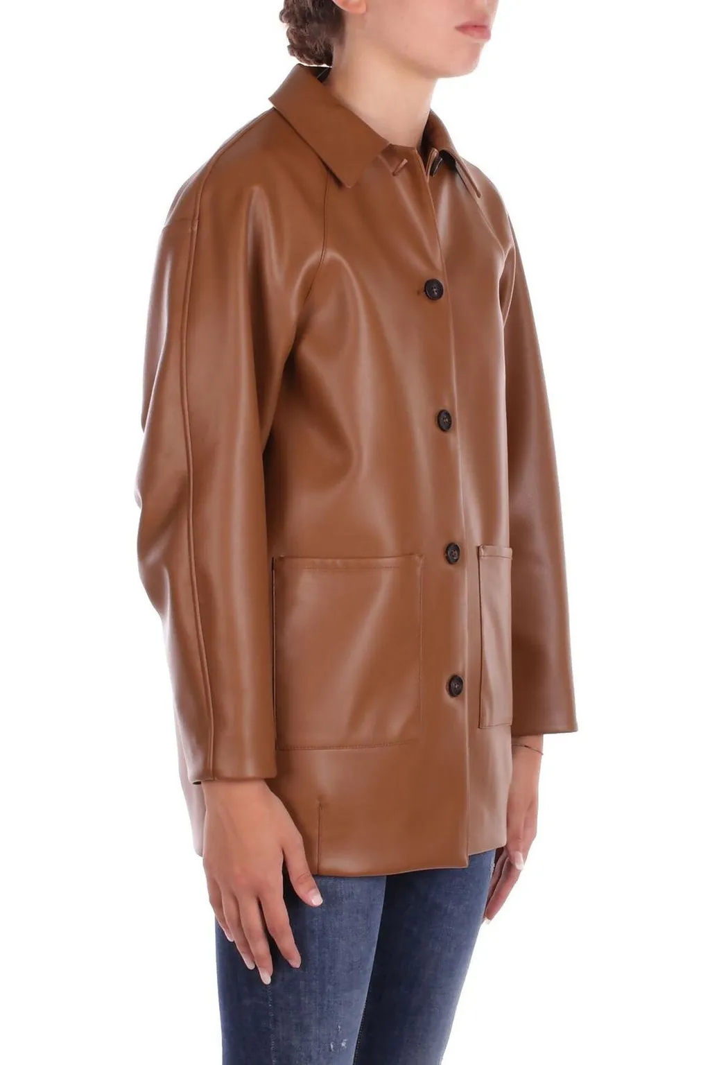 Max Mara Long-Sleeved Button-Up Jacket