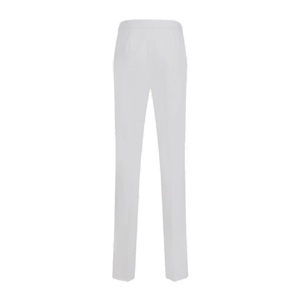 Max Mara Pleat Detailed Straight Leg Pants